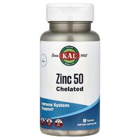 Вітаміни та мінерали KAL Zinc 50 Chelated, 90 таблеток