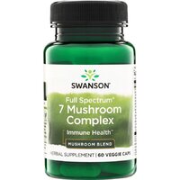 Натуральная добавка Swanson 7 Mushroom Complex Full Spectrum, 60 капсул