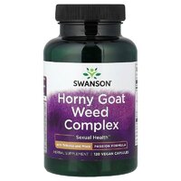 Натуральная добавка Swanson Horny Goat Weed Complex, 120 капсул