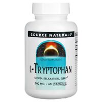 Source Naturals L-Tryptophan 500 mg, 60 капсул