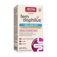 Пробіотики і пребіотики Jarrow Formulas Fem Dophilus 1 billion CFU, 60 вегакапсул