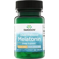 Натуральная добавка Swanson Dual-Release Melatonin 3 mg, 60 таблеток
