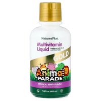 Вітаміни та мінерали Natures Plus Animal Parade GOLD Multivitamin Children’s Liquid, 473 мл