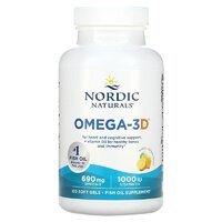 Nordic Naturals Omega-3D, 120 капсул