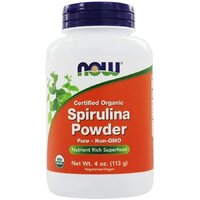 NOW Spirulina Powder Certified Organic, 113 грамм