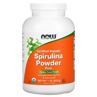 NOW Spirulina Powder Organic Certified Organic, 454 грамм