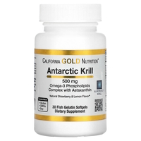 California Gold Nutrition Antarctic Krill Oil 500 mg, 30 капсул