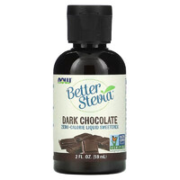 Замінник харчування NOW Better Stevia, 59 мл, Dark Chocolat