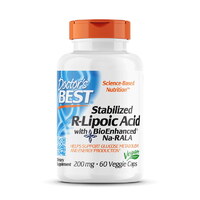Doctor's Best Stabilized R-Lipoic Acid 200 mg, 60 вегакапсул