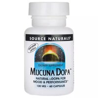 Source Naturals Mucuna Dopa, 60 капсул