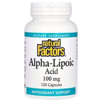 Natural Factors Alpha-Lipoic Acid 100 mg, 120 капсул