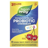 Пробіотики і пребіотики Nature's Way Primadophilus Kids 3 Billion CFU, 30 жевательных таблеток