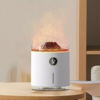 Увлажнитель воздуха Kinscoter Volcano Jellyfish Ultrasonic Air Humidifier HX-127 350 мл аккумулятор 1200mAh, White