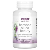Натуральна добавка NOW Solutions Bamboo Silica Beauty, 90 вегакапсул