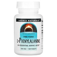 Source Naturals L-Phenylalanine 500 mg, 100 таблеток