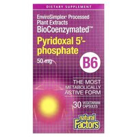 Вітаміни та мінерали Natural Factors BioCoenzymated Pyridoxal 5'-Phosphate 50 mg, 30 капсул