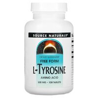Source Naturals L-Tyrosine 500 mg, 100 таблеток
