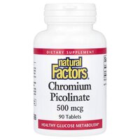Natural Factors Chromium Picolinate 500 mcg, 90 таблеток