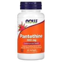 NOW Pantethine 300 mg, 60 капсул
