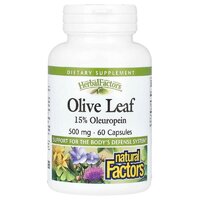Натуральна добавка Natural Factors Olive Leaves, 90 таблеток