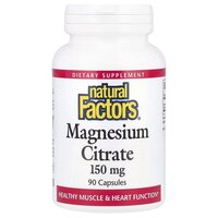 Natural Factors Magnesium Citrate 150 mg, 90 капсул