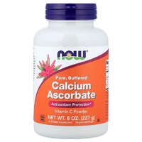 Вітаміни та мінерали NOW Calcium Ascorbate, 227 грам