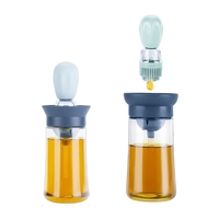 Диспенсер для олії та оцту Semi 180 мл із силіконовим пензлем, Blue/Turquoise