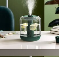 Увлажнитель воздуха портативный KC-019 аромадифузор электрический 1L, аккумулятор 2000mAh, Dark Green