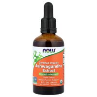 Натуральна добавка NOW Certified Organic Ashwagandha Extract, 59 мл