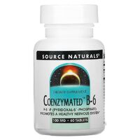 Source Naturals Coenzymated Vitamin B6 100 mg, 60 таблеток