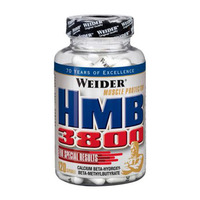 Післятренувальний комплекс Weider HMB 3800, 120 капсул