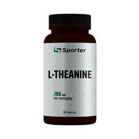 Sporter L-Theanine 200 mg, 60 капсул
