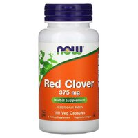 NOW Red Clover 375 mg, 100 вегакапсул