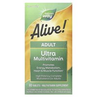 Nature's Way Alive! Adult Ultra Potency, 60 таблеток