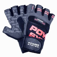 Перчатки для фитнеса Power System PS-2800, Black/Red