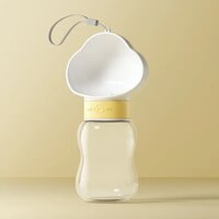 Пляшка-поїлка для собак і кішок Semi Foot, 350 мл, White