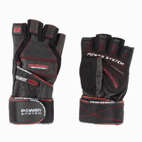 Рукавички для фітнесу Power System PS-2810, Black/Red