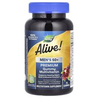 Nature's Way Alive! Men's 50+ Premium Gummy, 75 желеек