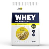 Протеин FitWin Whey Protein + Enzymes, 900 грамм