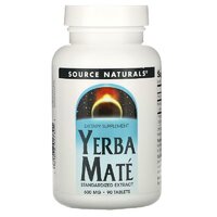 Source Naturals Yerba Mate 600 mg, 90 таблеток