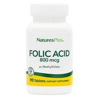Natures Plus Folic Acid 800 mcg, 90 таблеток