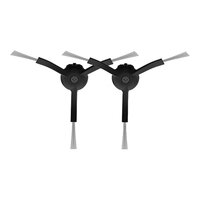 Бічні щіточки для пилососів Xiaomi Mi Robot Vacuum Cleaner Mi RoboRock Xiaowa 3 лопаті 2 шт, Black