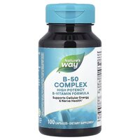 Вітаміни та мінерали Nature's Way B-50 Complex, 100 капсул