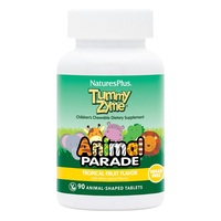 Пробіотики і пребіотики Natures Plus Animal Parade Children's Tummy Zume, 90 жувальних таблеток