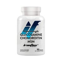 Препарат для суставов и связок IronFlex Glucosamine Chondroitin MSM Triple Strenght, 90 таблеток