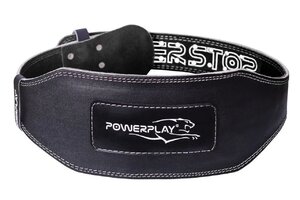 Пояс для важкої атлетики PowerPlay 5053, Black