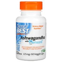 Doctor's Best Ashwagandha 125 mg, 60 вегакапсул