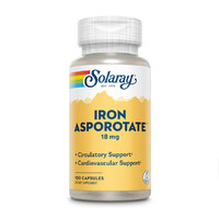 Solaray Iron Asporotate, 100 капсул