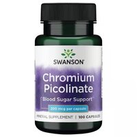 Swanson Chromium Picolinate 200 mcg, 100 капсул
