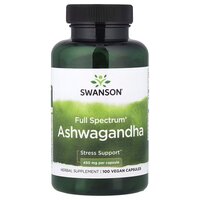 Swanson Ashwagandha 450 mg Full Spectrum, 100 капсул